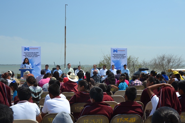 Familias pesqueras de Matamoros se benefician con nueva infraestructura de agua potable