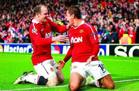 CH14 sería el suplente de Rooney en el United