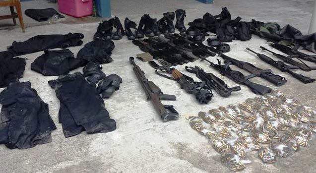 Detiene a cuatro con armas en Matamoros