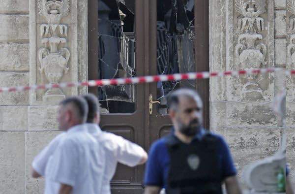 Atacan el palacio Dolmabahçe de Estambul