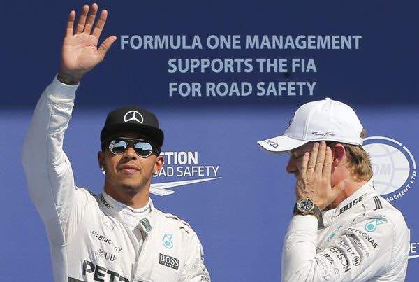 Hamilton logra la décima pole de este año en el GP de Bélgica