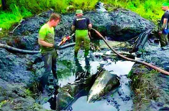 Hallan en lago polaco avión de la Segunda Guerra Mundial