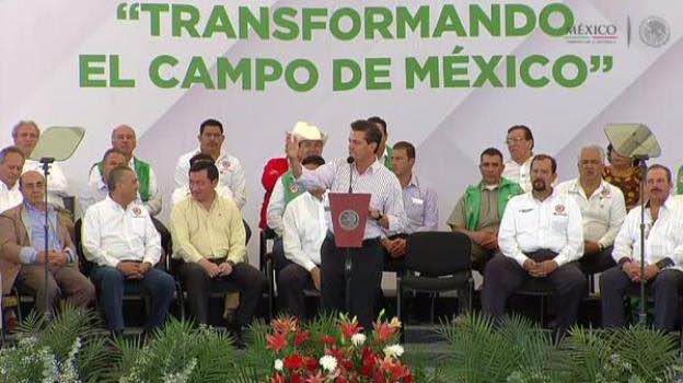 Gobierno impulsa un proyecto integral en favor del campo: Peña Nieto