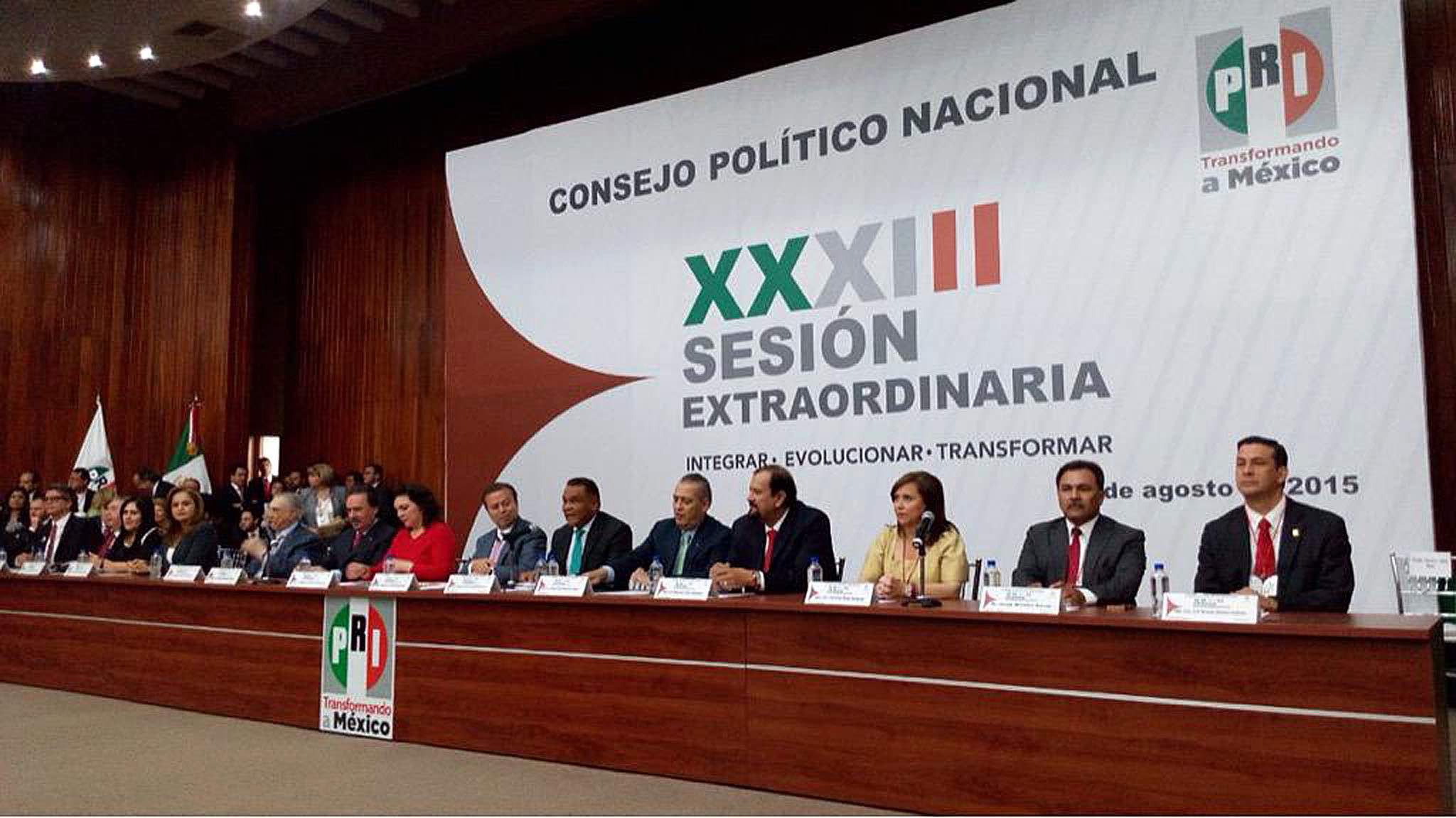 Reconoce CONALPRI trabajo de Cesar Camacho al frente del PRI