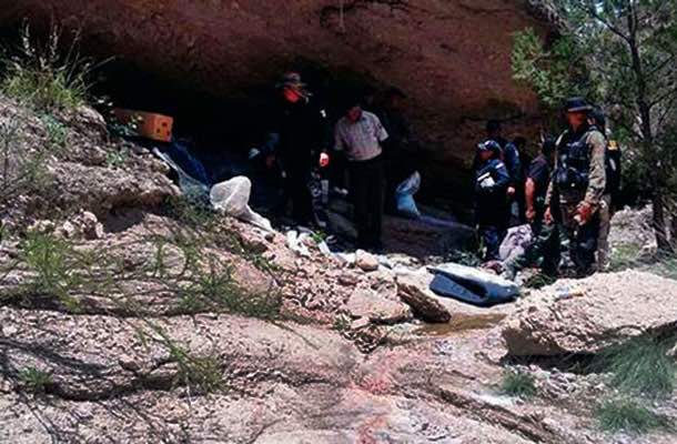Militares descubren campamento y se enfrentan con delincuentes