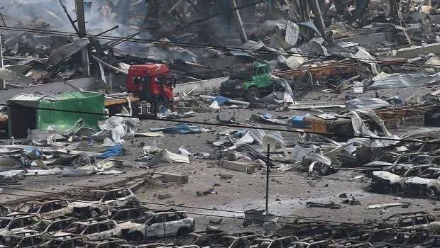 Suman 104 muertos por las explosiones en Tianjin