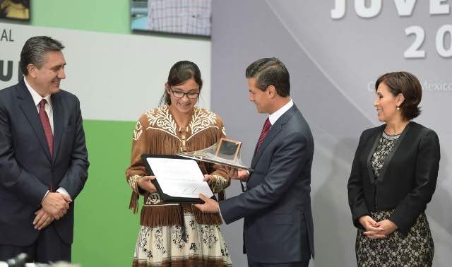 Tamaulipeca obtiene premio nacional del la juventud