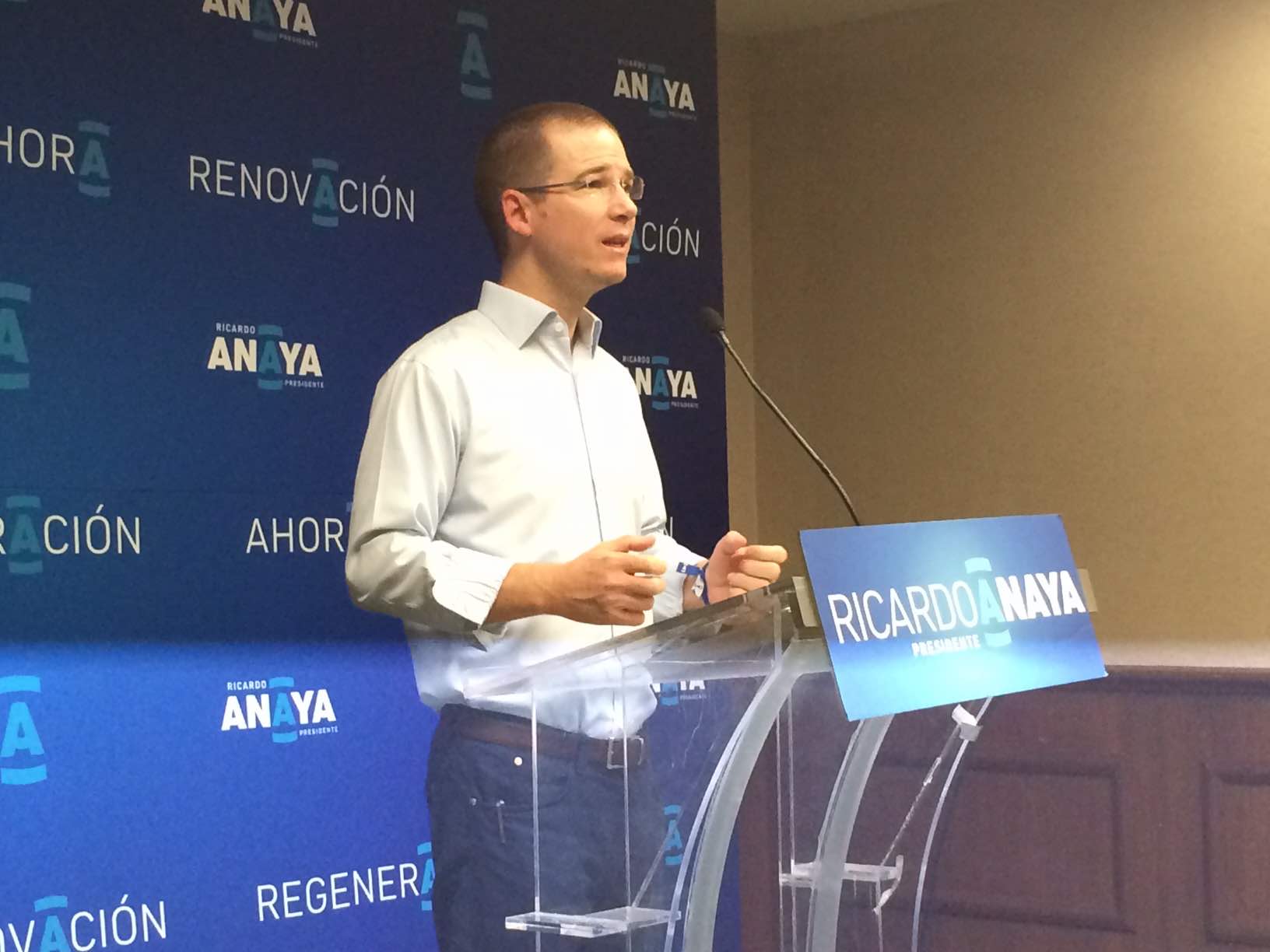 Anaya apoyará alianzas del PAN en Tamaulipas