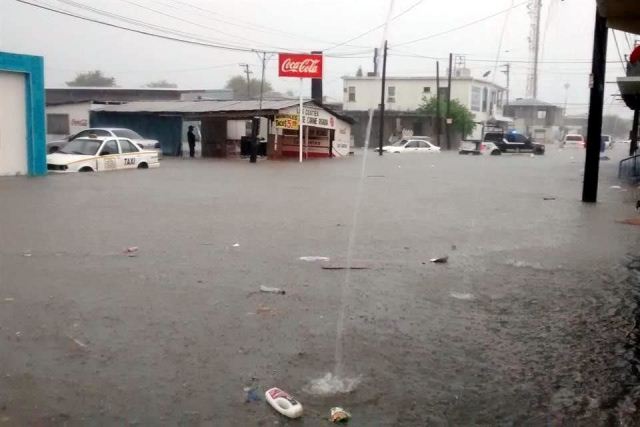 Tormenta deja daños en 200 colonias de Matamoros