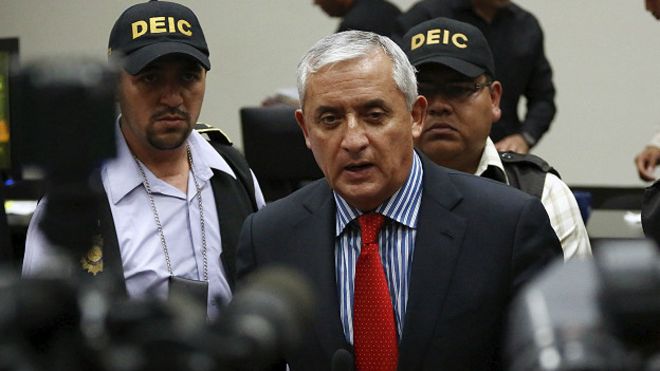 Otto Pérez Molina es preso provisional