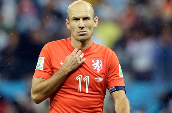 Robben causa baja por cuatro semanas