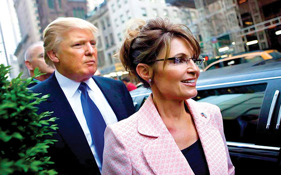 Palin se alía con Trump y pide a los latinos que hablen “estadunidense”