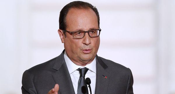 Anuncia Hollande bombardeos de Francia contra Estado Islámico en Siria