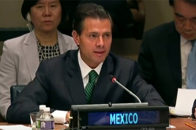 Anuncia Peña Nieto tres medidas para la igualdad de género ante la ONU