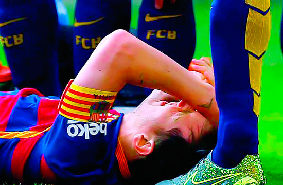 Costoso triunfo del Barça; se lesiona Lionel Messi