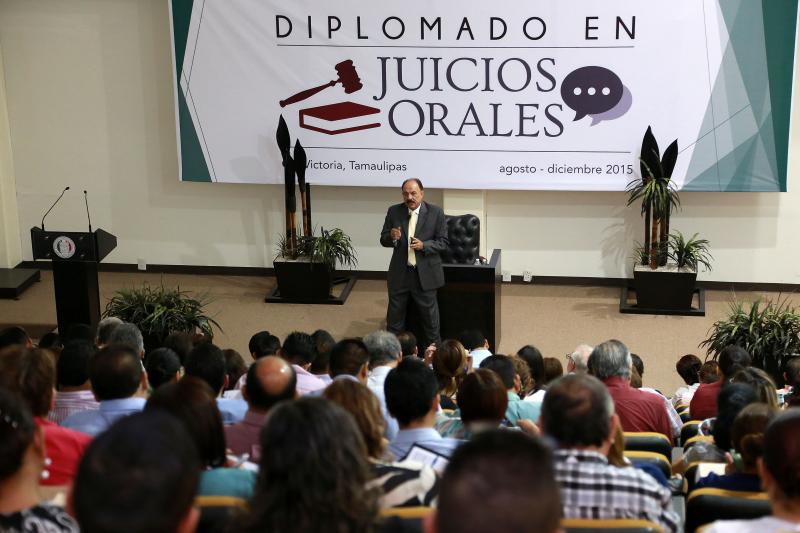 Ofrece Congreso tercera conferencia del Diplomado en Juicios Orales