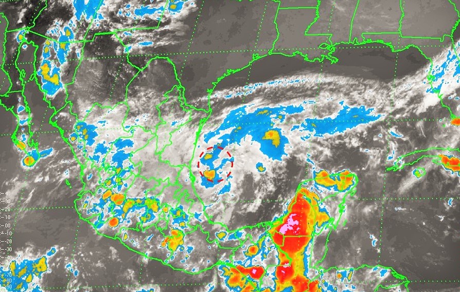 Alertan por tormenta en el sur de Tamaulipas