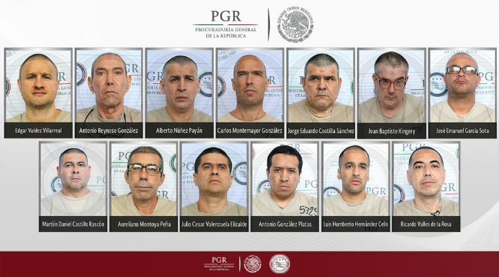 PGR extradita a 13 narcos y homicidas