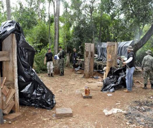 Policía Estatal desmantela campamento de delincuencia en Xicoténcatl