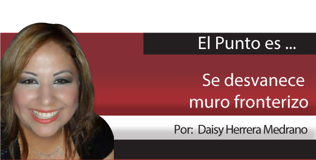 El Punto Es… Se desvanece muro fronterizo