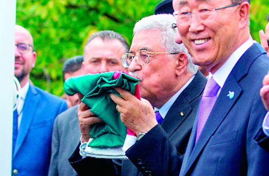 La bandera Palestina ondea por primera vez en la ONU