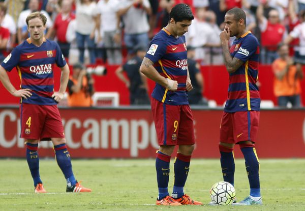 El Barcelona no puede con el Sevilla, pierde 2-1