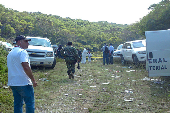 Llamada anónima llevó a la PGR a investigar en el basurero de Cocula