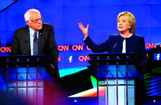 Clinton, la versión femenina de Obama; Sanders ahogaría a Trump con impuestos