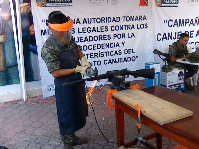 Canjean 13 armas en 24 horas en ciudad Madero