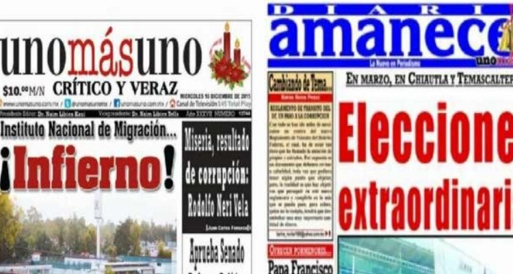 Unomásuno y Amanecer, acusados de nexos con el narco