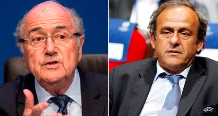 FIFA suspende ocho años a Blatter y Platini