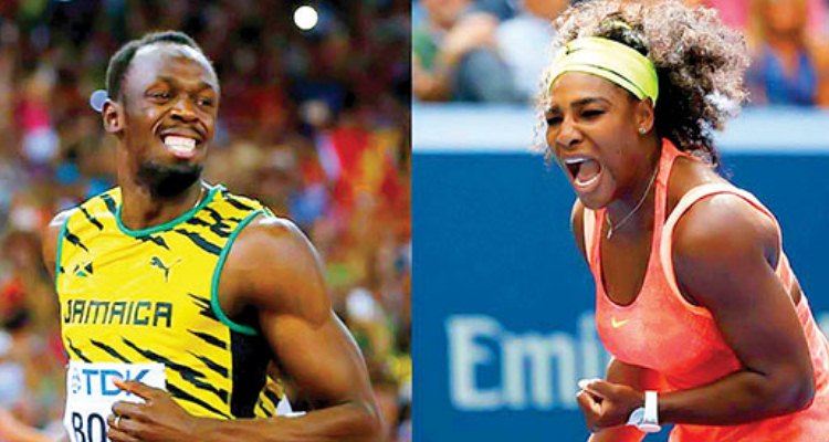 Bolt y Serena, los mejores del año
