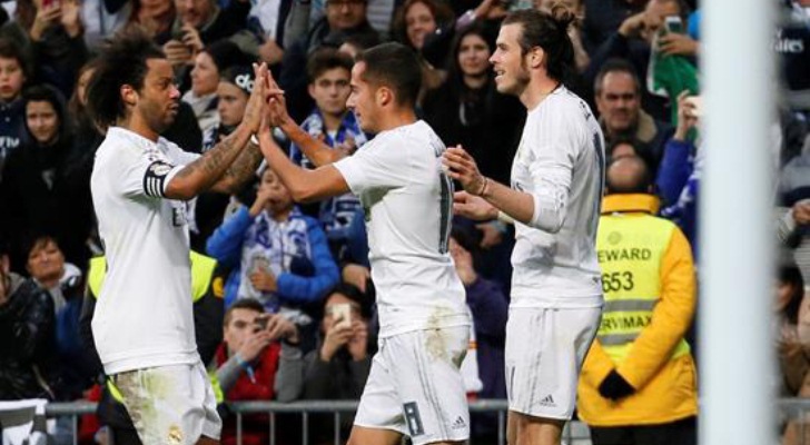 Real Madrid somete 3-1 a una alicaída Real Sociedad