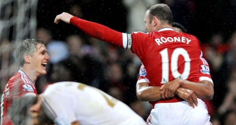 Rooney corta la mala racha del Manchester United