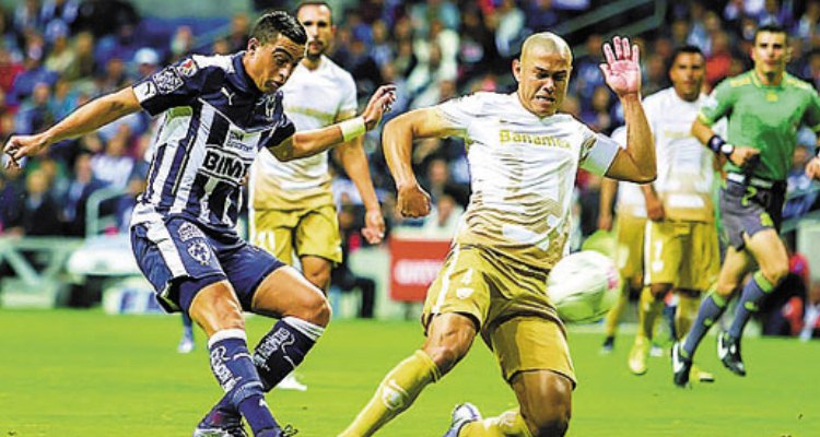 Monterrey se impone 1-0 a Pumas