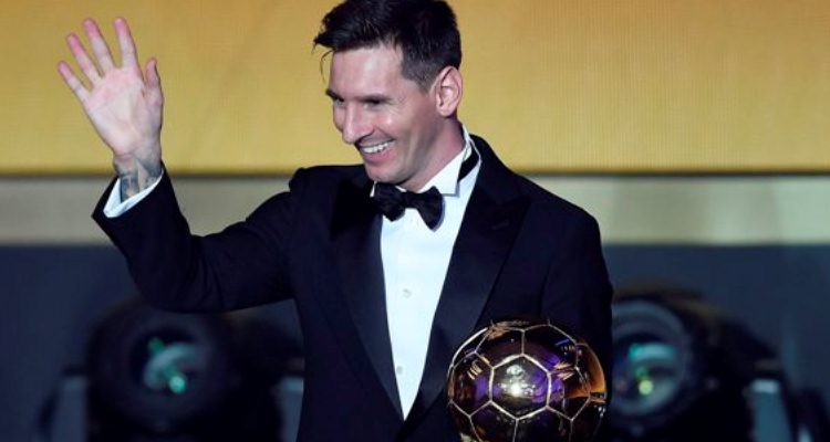 Messi gana su quinto Balón de Oro