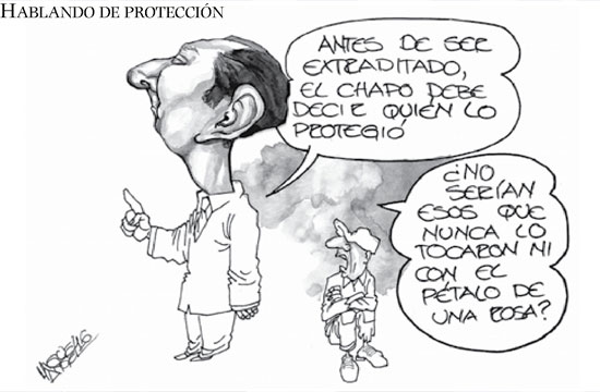 Prohiben al Chapo tocar rejas y cubrirse el rostro