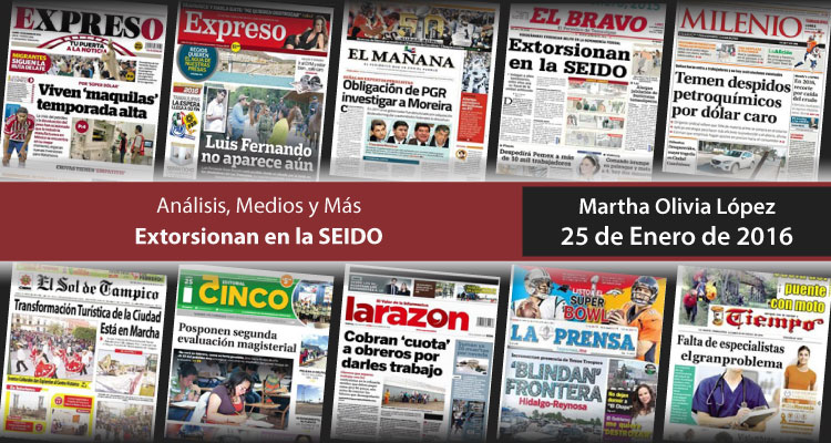 Extorsionan en la SEIDO