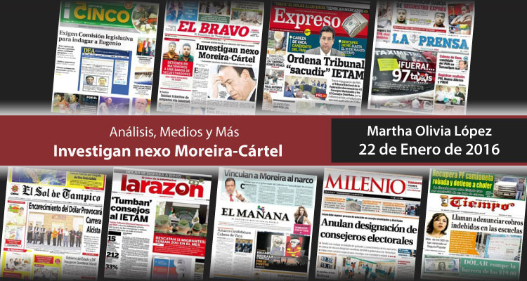 Investigan nexo Moreira-Cártel