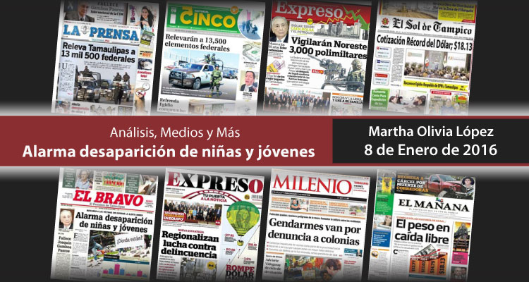 Alarma desaparición de niñas y jóvenes