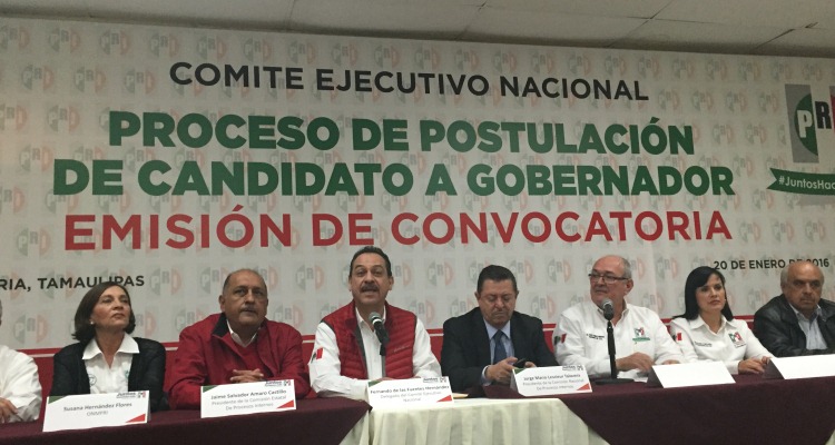 Presenta PRI convocatoria para elegir Gobernador