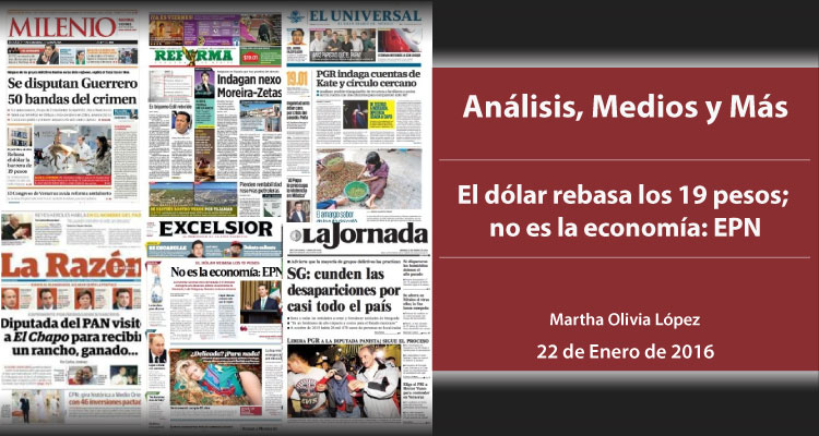 El dólar rebasa los 19 pesos; no es la economía: EPN