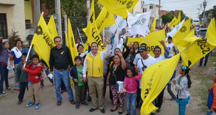Respalda militancia altamirense a Jorge Valdez