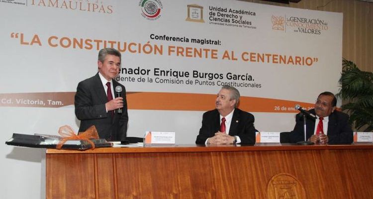 Imparte Senador Enrique Burgos conferencia a estudiantes de la UAT‏