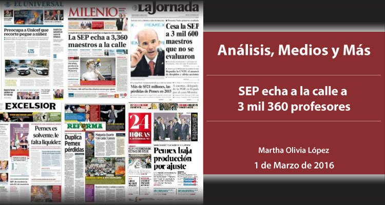 SEP echa a la calle a 3 mil 360 profesores