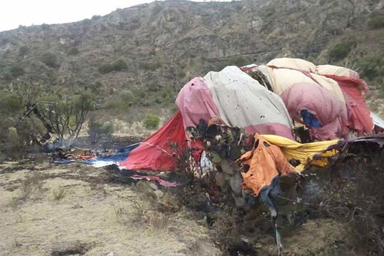 Cae globo aerostático en Hidalgo y mueren dos personas