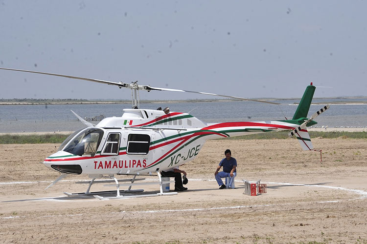 Auxilio aéreo y terrestre está garantizado en Tamaulipas