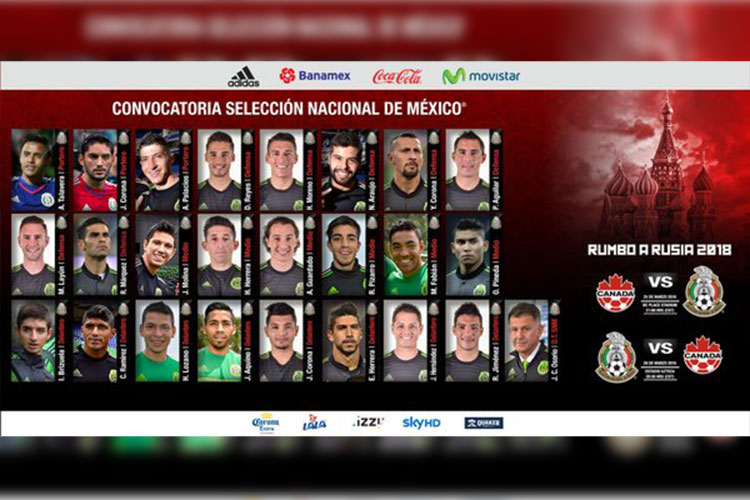 El regreso de Márquez contra canadá; ausencia de Vela