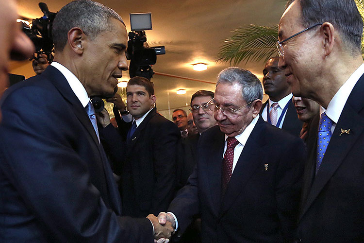 Castro saluda apoyo de Obama al fin del embargo a Cuba
