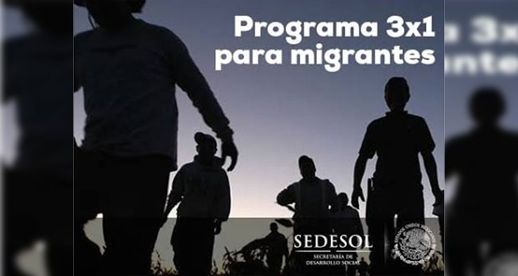 Harán migrantes tamaulipecos obras por 40 mdp